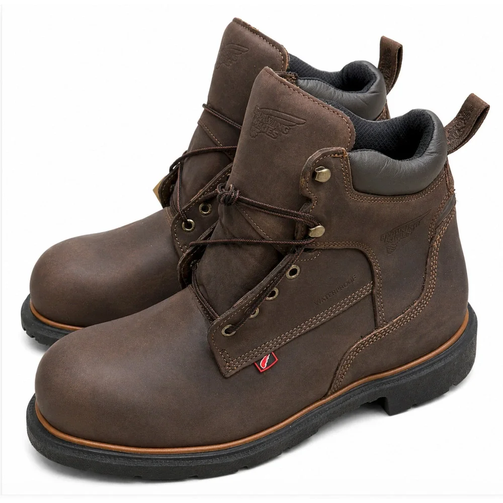 RED WING 4404 DYNAFORCE 6-INCH INSULATED WATERPROOF SAFETY TOE BOOTS SZ 10.5 EE